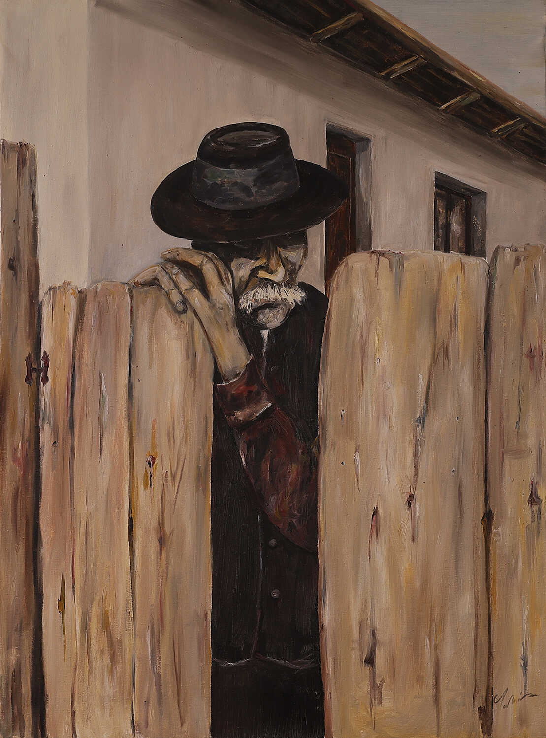 Old man in the gate